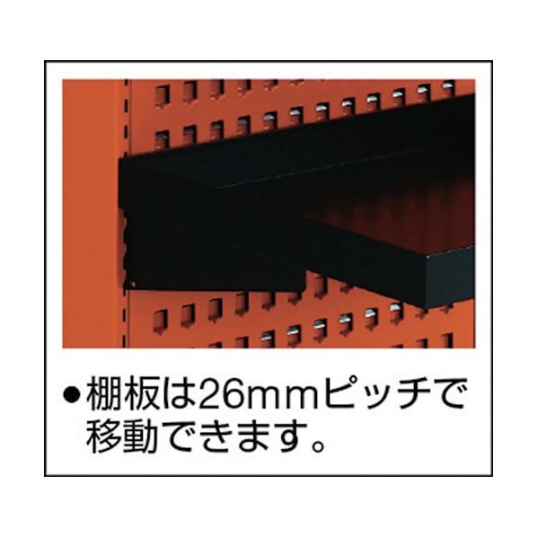 トラスコ パンチングパネル付ツールワゴン５０７Ｘ８３０ＸＨ１０５０ TVD-303R_4