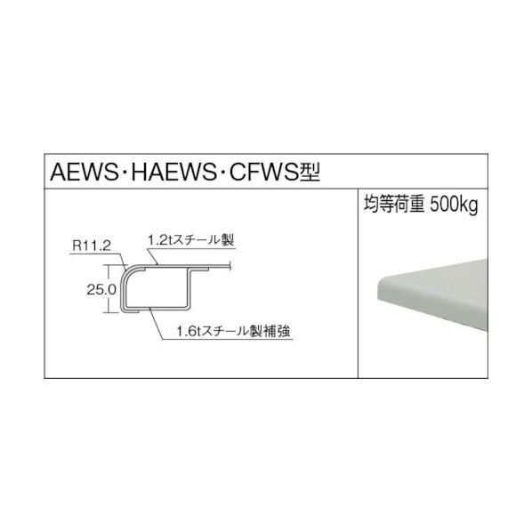 ※法人専用品※トラスコ ＡＥＷＳ型作業台１８００Ｘ７５０ＸＨ７４０ AEWS1875_2