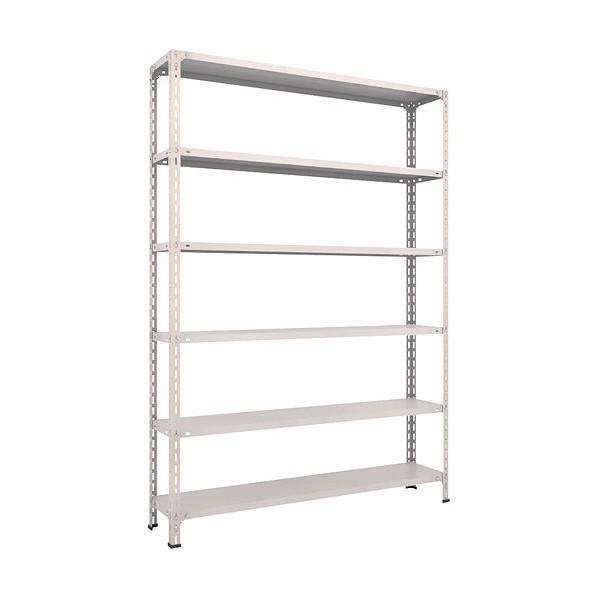 トラスコ 軽量棚開放型Ｗ１５００ＸＤ３００ＸＨ２１００６段ネオグレ NG 75V-16 NG(ネオク゛レー)