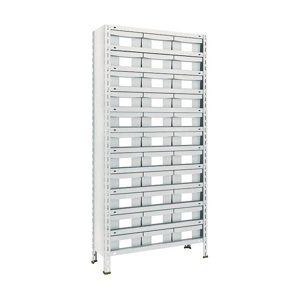 トラスコ 軽量棚８７５Ｘ３００Ｘ１８００樹脂引出ＮＧ大Ｘ３３ネオグレ NG 63V-812F11 NG(ネオク゛レー)