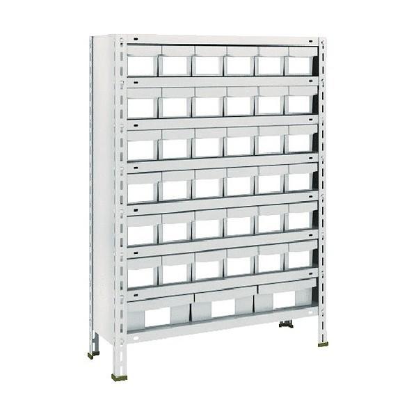トラスコ 軽量棚８７５Ｘ３００Ｘ１２００樹脂引出ＮＧ小Ｘ３６大Ｘ３ネオグレ NG 43V-808E6F1 NG(ネオク゛レー)