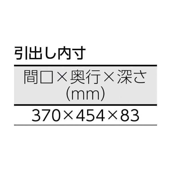 ※法人専用品※トラスコ DW型作業台 1800X900XH740 3段引出付 DW-1809D3_3