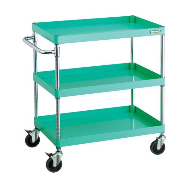 トラスコ フェニックスワゴン 750X500XH880 3段 YG色 PEW-973C-YG