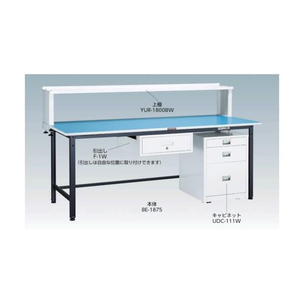 ※法人専用品※トラスコ BE型軽量作業台 ブルー天板 1500X600X740 BE-1560 BE-1560_3