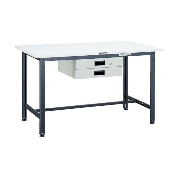法人専用品※トラスコ(TRUSCO) AE型作業台 1800X900XH740 薄型2段引出付