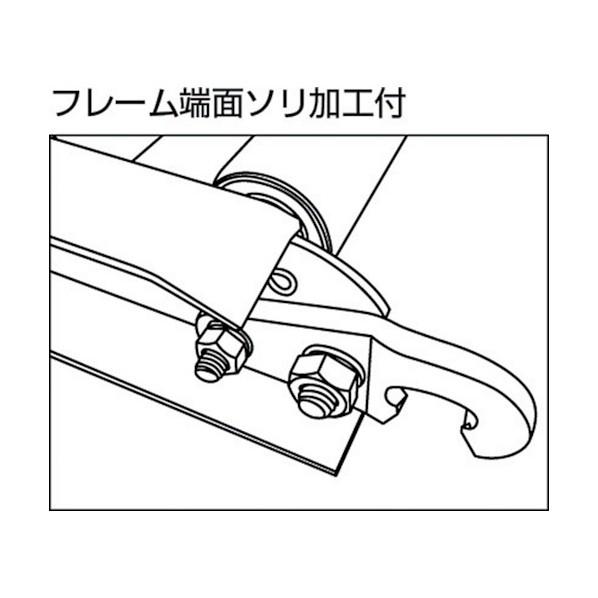 トラスコ アルミローラーコンベヤ Φ45 W400XP75XL2000 VR-AL4515F-400-75-2000 VR-AL4515F-400-7_2