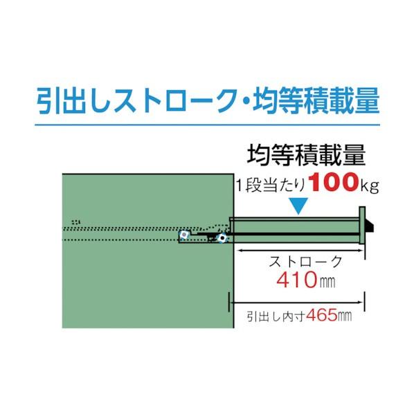 トラスコ VE6S型キャビネット 600X550XH600 引出4段 VE6S-601 VE6S-601_3