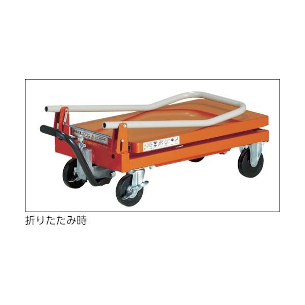 TRUSCO中山 トラスコ ハンドリフター 120kg 折りたたみ式350X570