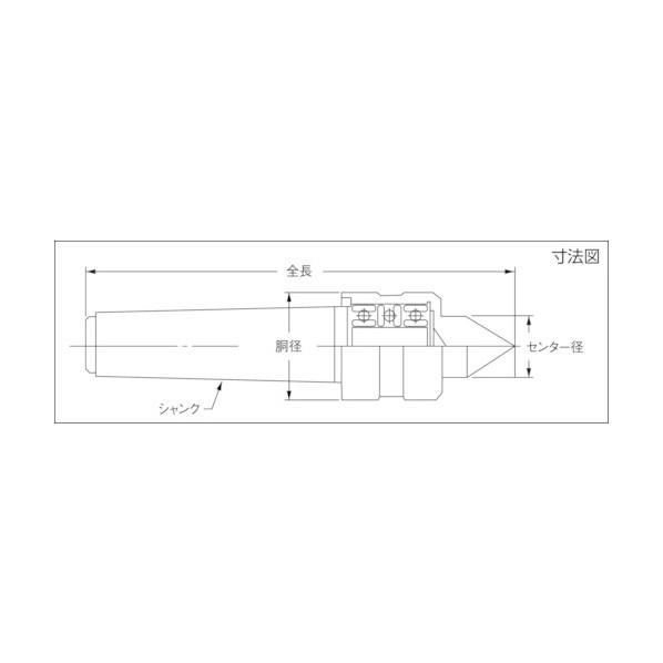 トラスコ 回転センターMT-5 TRO-5A 1点_1