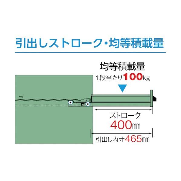 トラスコ VE7S型キャビネット 700X550XH800 引出5段 VE7S-801_3