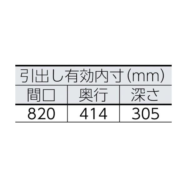 ※法人専用品※トラスコ MU型保管庫 ラテラル3段 H1110 アジャスター付 MUA-11B_3