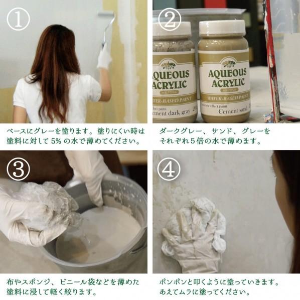 タカラ塗料 コンクリートエフェクトペイント セメント（サラサラ