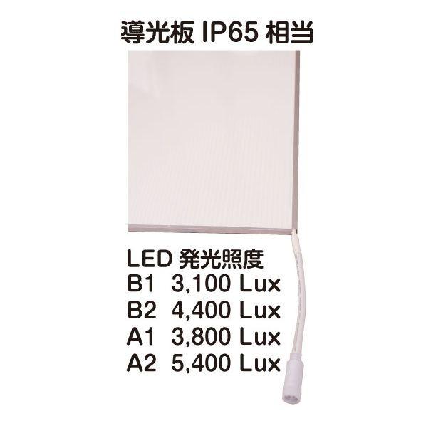 バリウススタンド看板LED A1ロウ片面 シルバー 630×360×970mm VASKLED-A1LK 【白衣】