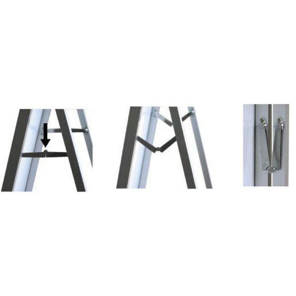 ※法人専用品※常磐精工 ラックスタンド看板 A3横ブラック(アクリルボックス付) シルバー 460×480×1180mm RASKAA3YB 1点_6