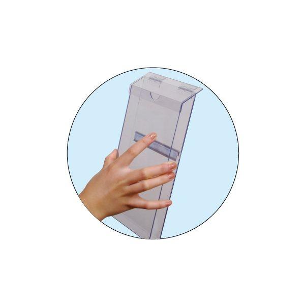 ※法人専用品※常磐精工 ポスターグリップスタンド看板パンフレットケース付(屋外用) A1片面ブラック ブラック 644×480×1360mm PGSKPA1KBG 1点_5