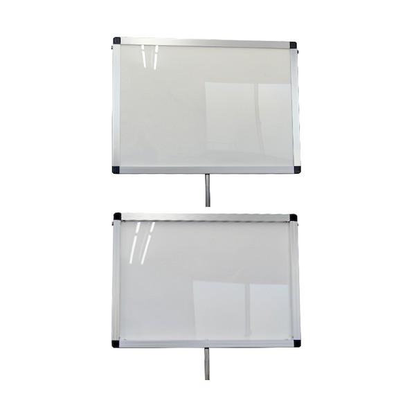 ※法人専用品※常磐精工 プラカードポールA A2横 シルバー 630×19×1900mm PCPVAA2Y 1点_3