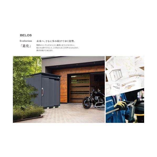 田窪工業所(タクボ) 物置 BELOS Bシリ-ズ ブルイッシュグレ− B-2114GR 1台_2