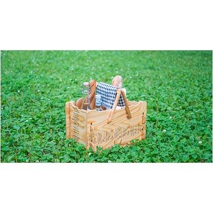 YOKA PANELBASKET ナチュラル W361xD245xH245mm YK-PF10-001の画像