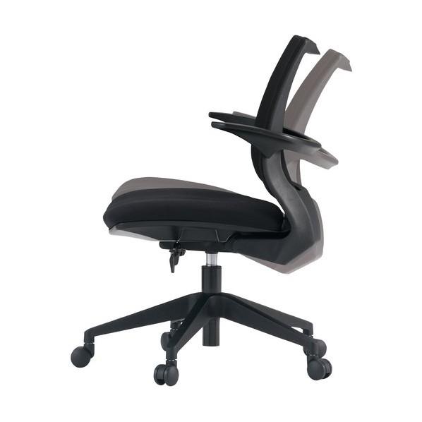 ※法人専用品※藤沢工業 オフィスチェア 肘ナシタイプ ブラック FST-88-BK