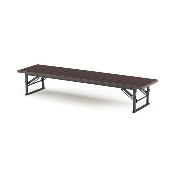 ※法人専用品※藤沢工業 折りたたみ座卓テーブル 1800×600mm アイボリー TE-1860 IV 1点