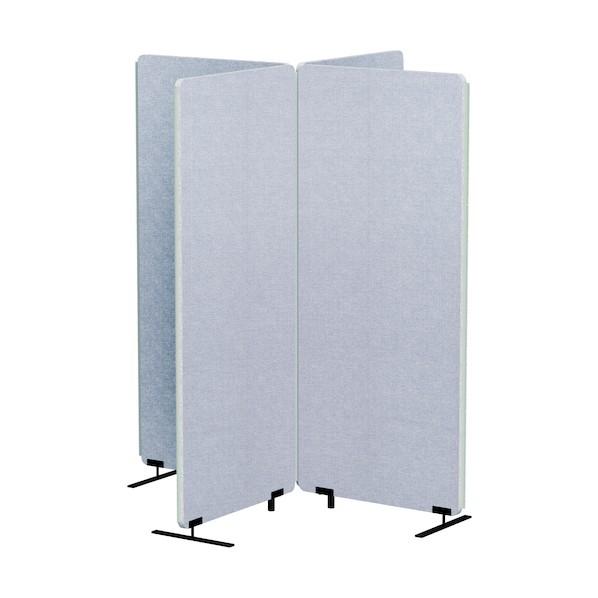 ※法人専用品※藤沢工業 吸音パーティション PT21F-1660P(追加用パネル) PT21F-1660P LG 1台_5