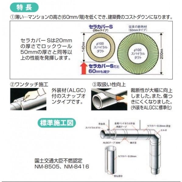 東洋アルチタイト 断熱材 セラカバー S 呼径(φ)150 2SERA150S