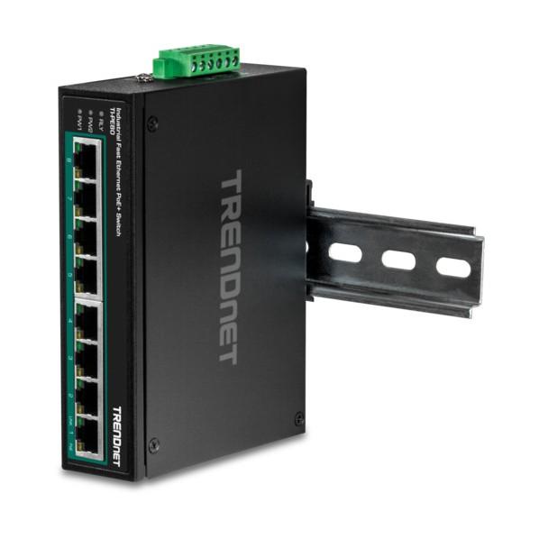 ＴＲＥＮＤｎｅｔ 8ポート産業用ファストイーサネットPoE＋DINレールスイッチ TI-PE80 1個_4