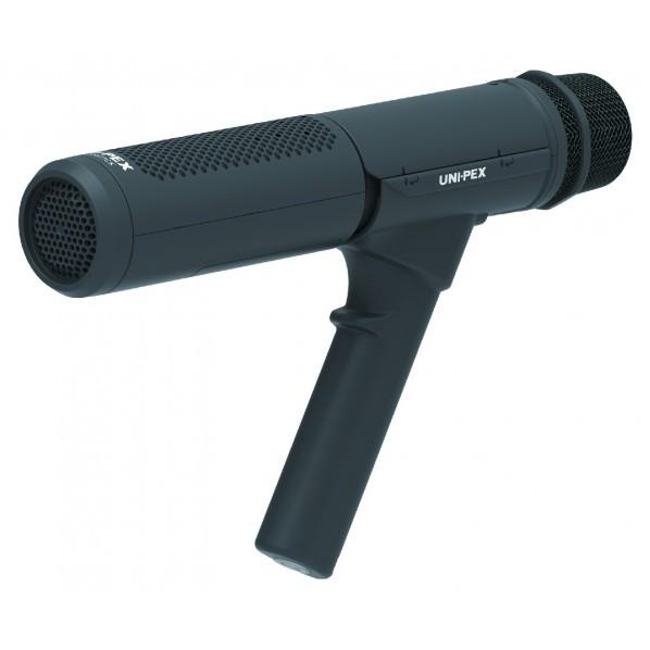 ユニペックス マイク形拡声器 黒 280mm MDS-100_1