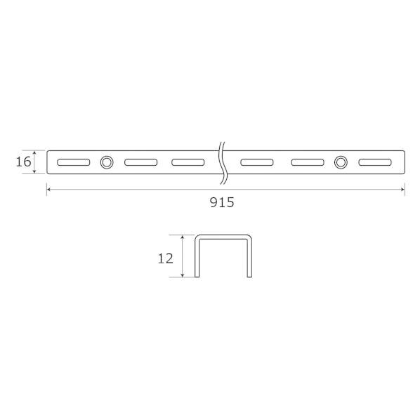 和気産業 1×4材用ピラシェル棚柱 900mm 白 WPS015 1個｜diy-tool｜04