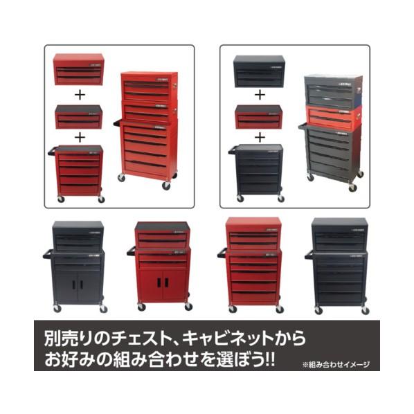 ワールドツール AP ミニキャビネット5段マットブラックRC193 2003000011937 1台_1