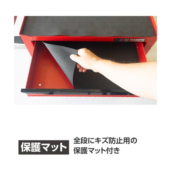 ワールドツール AP ミニキャビネット5段マットブラックRC193 2003000011937 1台_5
