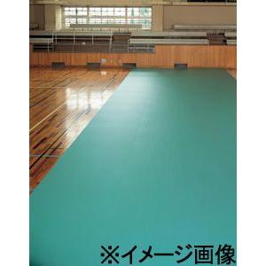 山崎産業ニューフロアシート(0.42mm厚)35m巻137cm×35m×0.42mmライトグリーン、裏面:ブルーF-164-42-35