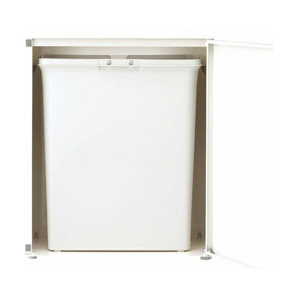 山崎産業 リサイクルボックス NTI-90 W-1 白 90L YW-505L-ID 1台_3