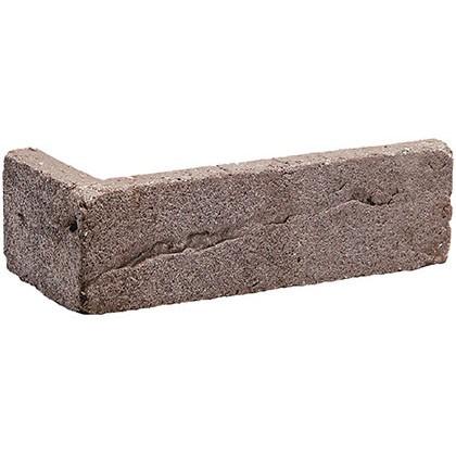 ユニソン(UNISON) カルタレンガスリム コーナー L(215+102.5)×H65×t15〜20mm 栗渋 180201220    14枚