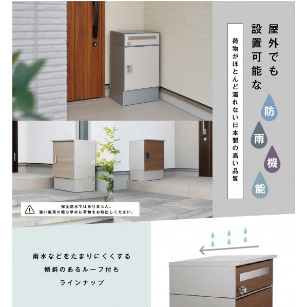リピット DB ポスト無し W450×H605×D334mm ウォールナット 324502210 1個 【リーフ】