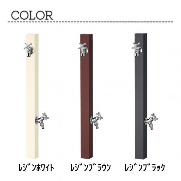 ユニソン スプレスタンド60ソリッド 蛇口1個セット(ゴールド) 幅60×高さ800(1,100)×奥行60 オフホワイト 600561110 1個_8