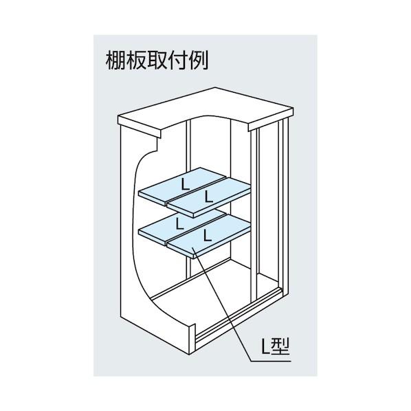 ※法人専用品※淀川製鋼所 ヨド物置 エスモ グラファイトメタリック ESF-1007DGM_2