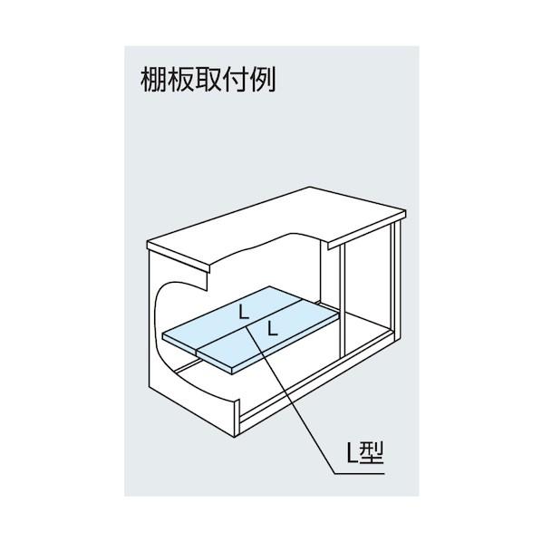 ※法人専用品※淀川製鋼所 ヨド物置 エスモ ティントホワイト ESF-1507YTW_2