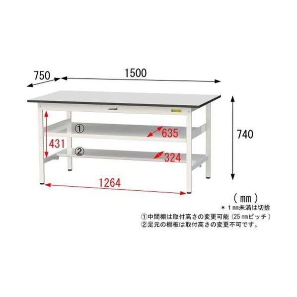 ブランド登録なし - ※法人専用品※山金工業 細工物速見表150続きもの くっ付ける式 ともし火薄墨色(天板)/シルキーホワイト( SUR-1575TF-GYW 1UNT