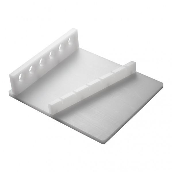 PE　6本用　水平式　庖丁置き台　包丁置き　山県化学 PE 6本用 水平式 庖丁置き台 包丁置き 山県化学 PE 6本用 水平式 庖丁