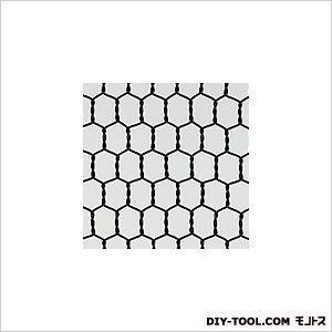 吉田隆　ビニール亀甲金網　ブラック　巾×長さ:910mm×30m　#20×16mm目