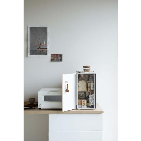 山崎実業 ブレッドケース トスカ スリム ホワイト 5682 : DIY FACTORY