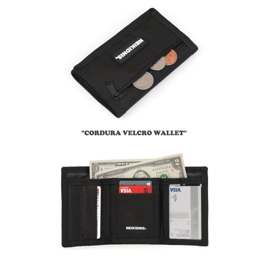 ネイキドニス 財布 NEIKIDNIS 正規販売店 CORDURA VELCRO WALLET コーデュラ ベルクロ ウォレット BLACK
