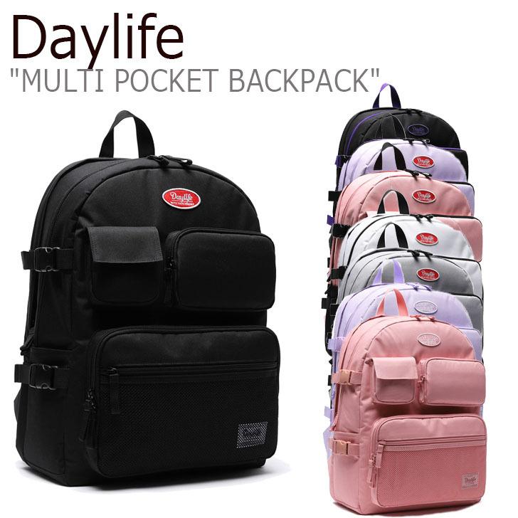 全商品オープニング価格 Pocket Multi Daylife リュック デイライフ Daylife 韓国 人気 リュックサック デイライフバックパック Backpack バッグ Mpb 1 2 4 5 6 7 8 9 Pink All Purple All White Purple Pink Gray Violet Black Black バッグ
