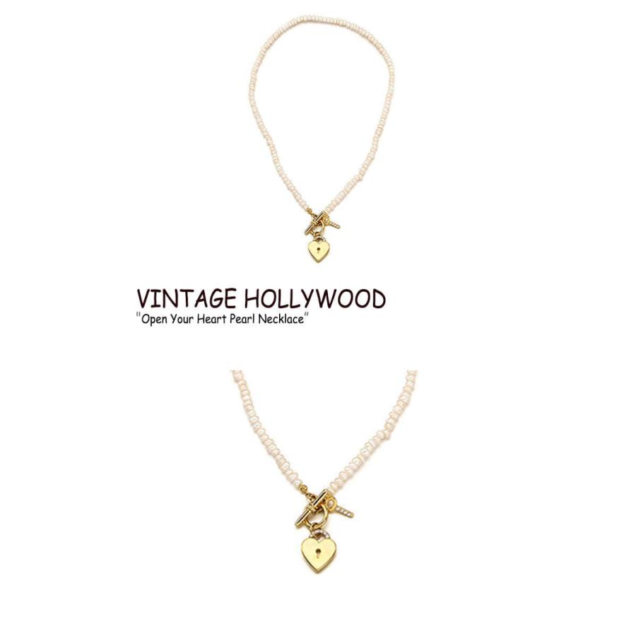 ヴィンテージ ハリウッド ネックレス VINTAGE HOLLYWOOD Open Your Heart Pearl Necklace