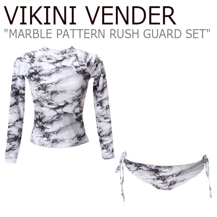 超特価激安 ビキニベンダー 水着 Vikini Vender レディース Marble Pattern Rush Guard Set マーブル パターン ラッシュガード セット 長袖 ウェア 初回限定 Zoetalentsolutions Com