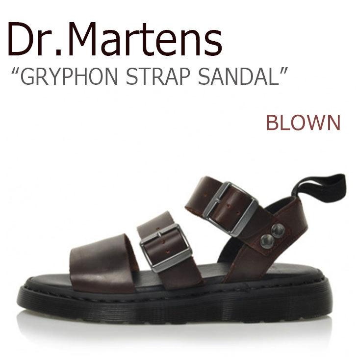 国際ブランド ドクターマーチン サンダル Dr Martens メンズ レディース Gryphon Strap Sandal グリフォン ストラップ サンダル Brown ブラウン シューズ お1人様1点限り Cataractresearch Org