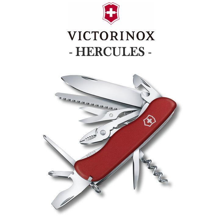 VICTORINOX ナイフ 万能ナイフ 十徳ナイフ ビクトリノックス 正規品 ヘラクレス 多機能 18機能 小型 折りたたみ キャンプ 釣り レッド 0.8543 アウトドア OTTD :snk-vtn22-08543:l Victorinox 多機能ナイフ