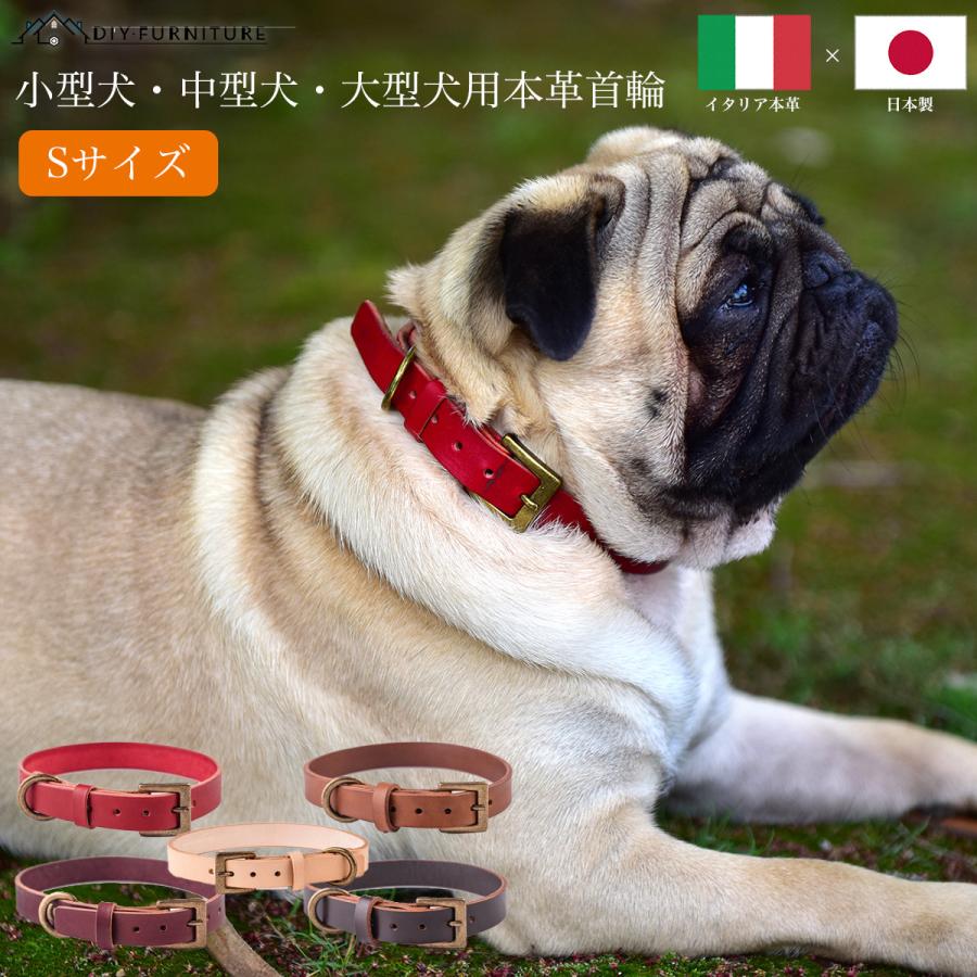 日本製 5カラー 犬用本革首輪 Type3 Sサイズ イタリアンレザー Buttero 職人小 中 大型犬対応 おしゃれ 柔らかい かっこいい リード取り付け金具付き Tepy3 S ディー 愛 ワイファニチャー 通販 Yahoo ショッピング