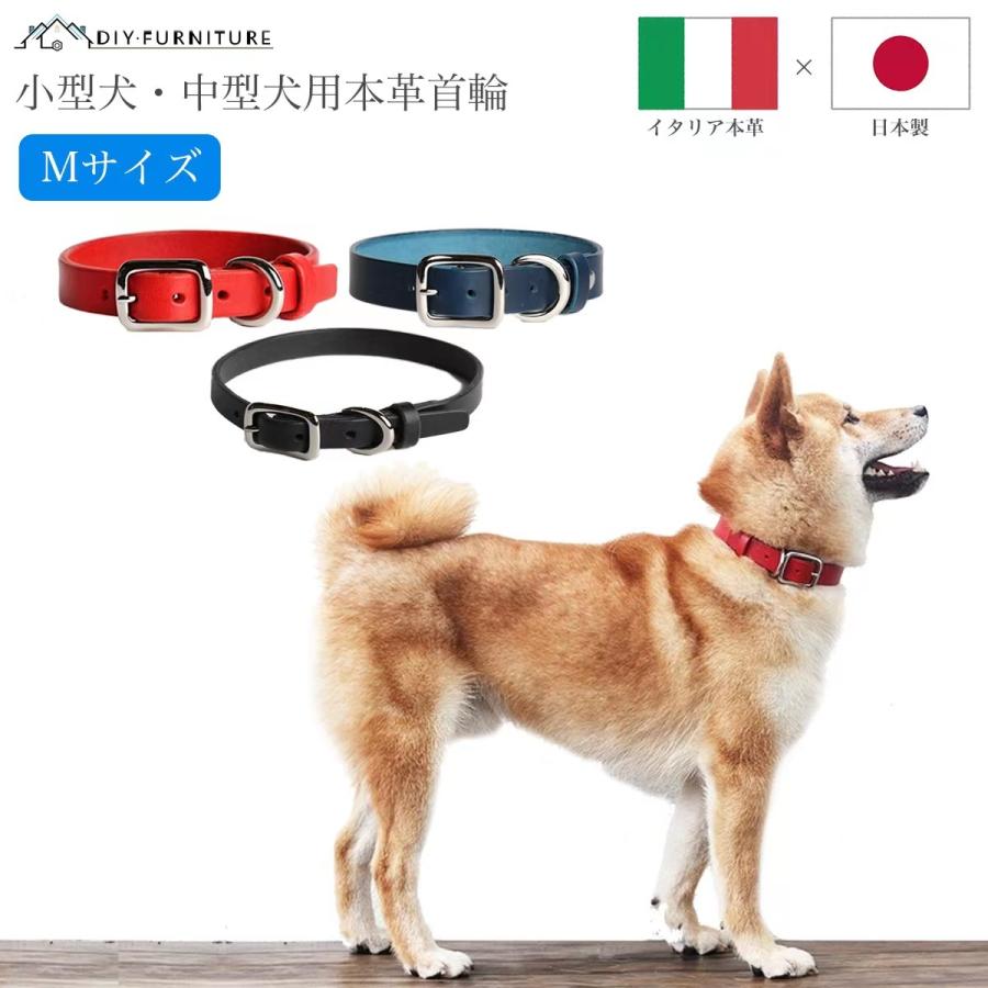 日本製 3カラー 犬用本革首輪 Type1 Mサイズ イタリアンレザー Buttero ブッテロ 職人ハンドメイド 小型犬 中型犬対応 おしゃれ リード取り付け金具付き Type1m ディー 愛 ワイファニチャー 通販 Yahoo ショッピング